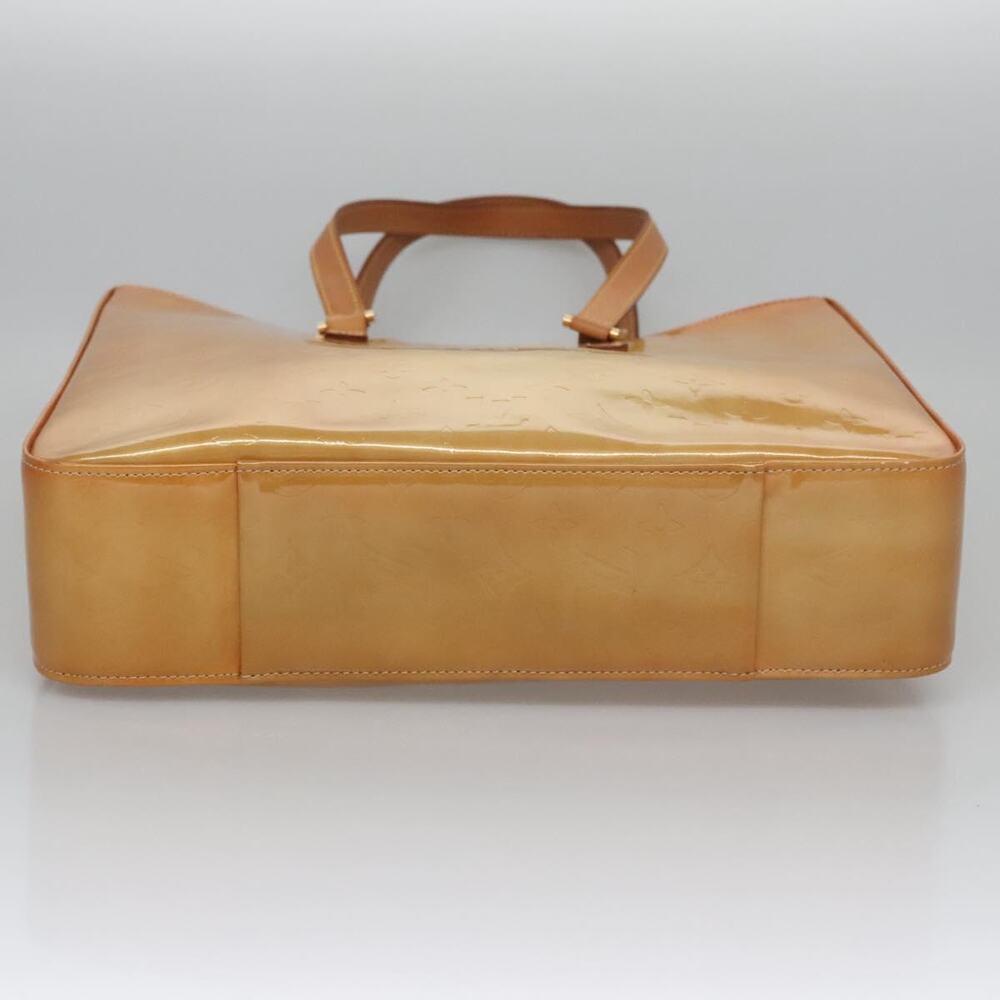 LOUIS VUITTON Monogram Vernis Columbus Tote Bag Beige M91023 - Picture 5 of 16